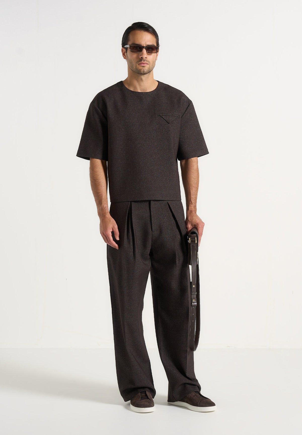 lior-box-pleat-hatched-wide-leg-trousers-dark-brown