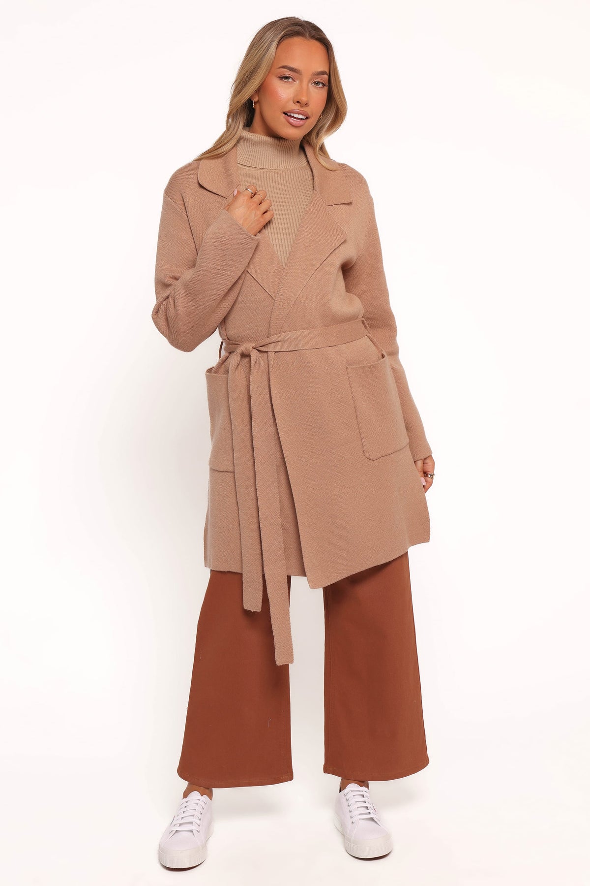 Petal and Pup USA OUTERWEAR Corio Coatigan - Tan