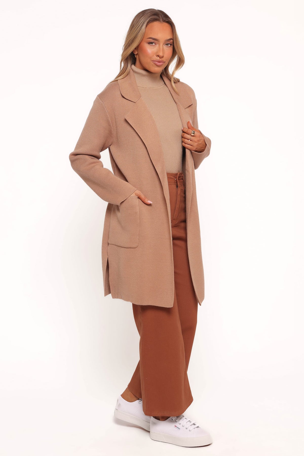 Petal and Pup USA OUTERWEAR Corio Coatigan - Tan
