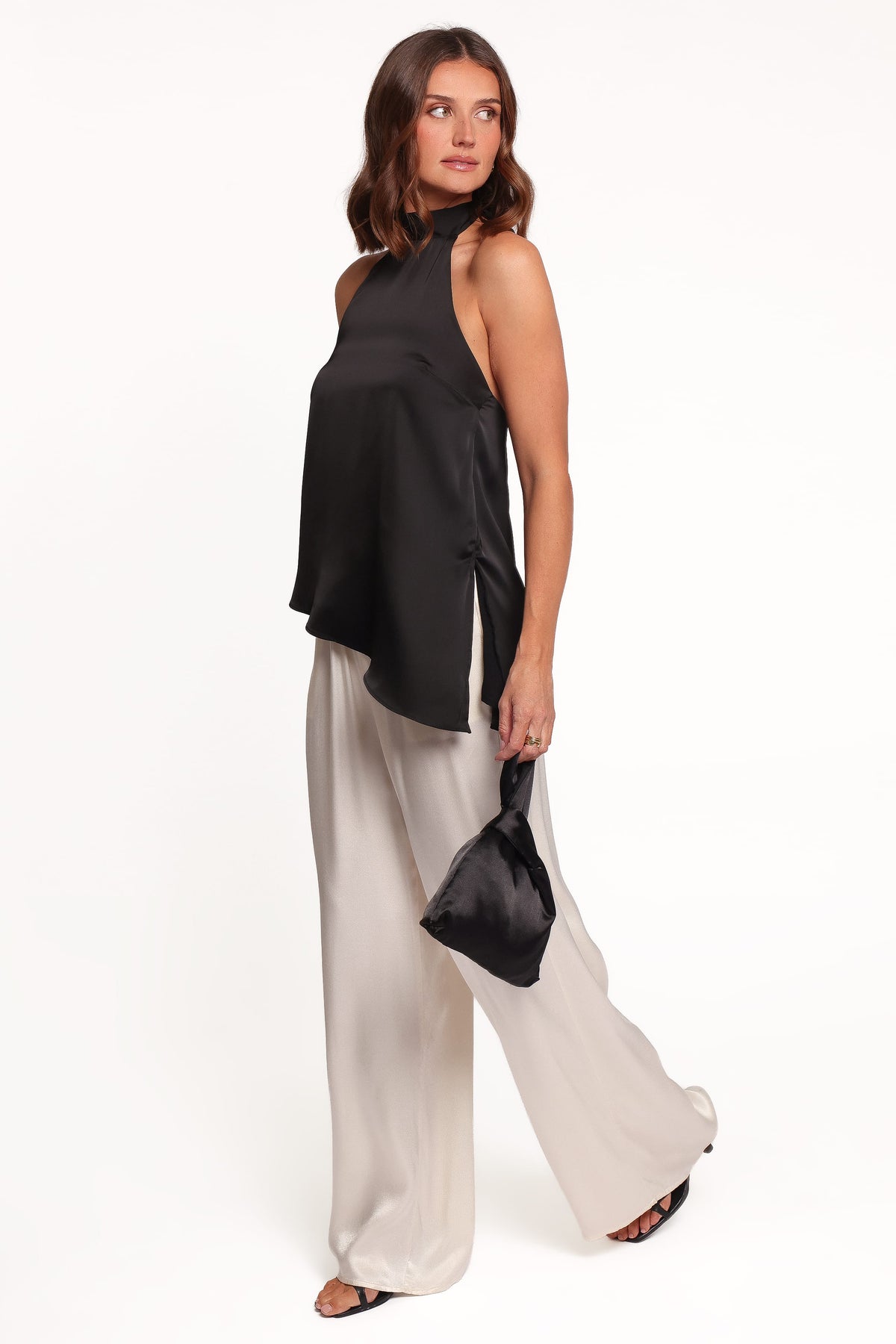 TOPS Merlin Halterneck Top - Black